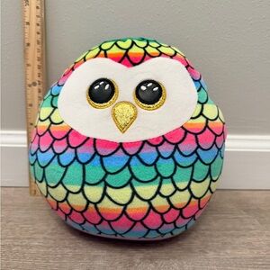 Ty Multicolor Owl Stuffed Animal